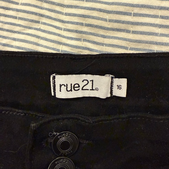 Rue21 Black Cargo Skinny Jeans - Picture 2 of 2